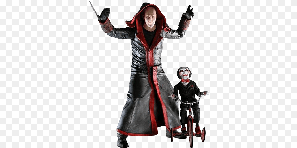 Jigsaw Saw 1 Image Neca Jigsaw, Clothing, Coat, Baby, Person Free Transparent Png