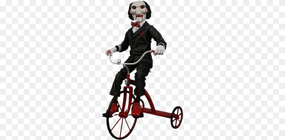 Jigsaw Saw Clip Transparent Stock Neca Saw 12quot Action Figure With Tricycle, Vehicle, Transportation, Wheel, Machine Png Image