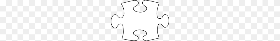 Jigsaw White Puzzle Piece Large Clip Art For Web, Game, Jigsaw Puzzle Free Transparent Png