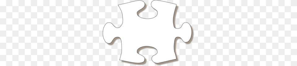 Jigsaw White Puzzle Piece Large Shadow Clip Art, Game, Jigsaw Puzzle Png