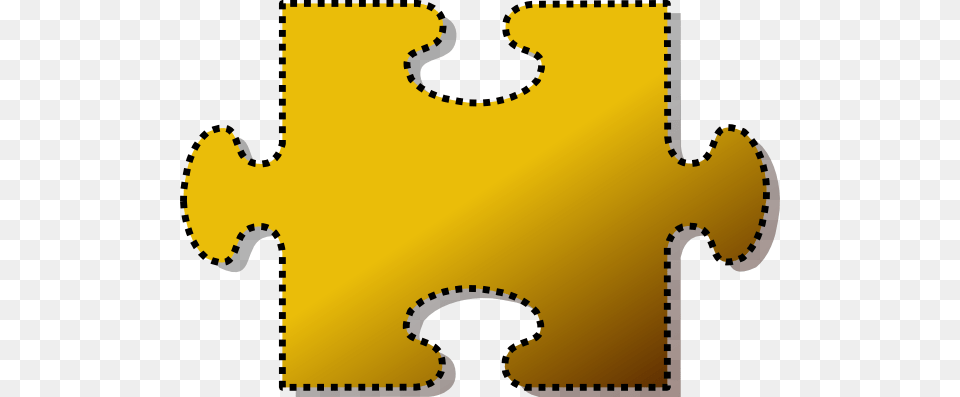 Jigsaw Yellow Puzzle Piece Cutout Clip Art, Game, Jigsaw Puzzle Free Png