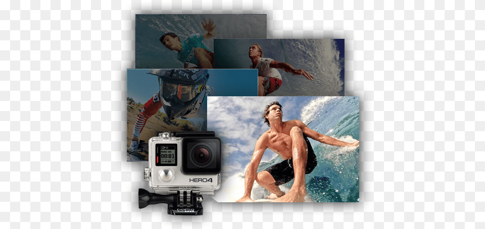Jihosoft Gopro Video Recovery Easy And Fast Go Pro Surf Hero, Adult, Swimwear, Photography, Person Png