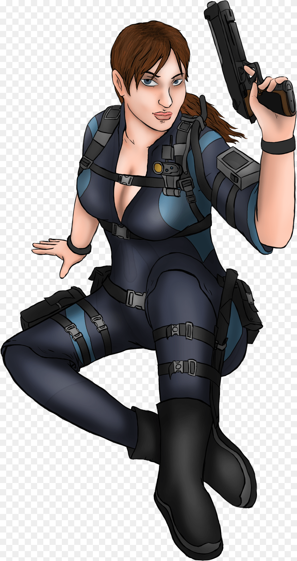 Jill Valentine, Clothing, Costume, Person, Book Png Image