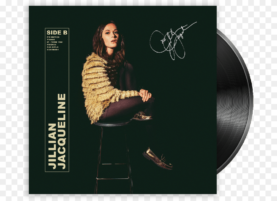 Jillian Jacqueline Signed Vinyl Side Btitle Jillian Jillian Jacqueline Side B, Adult, Photography, Person, Woman Png