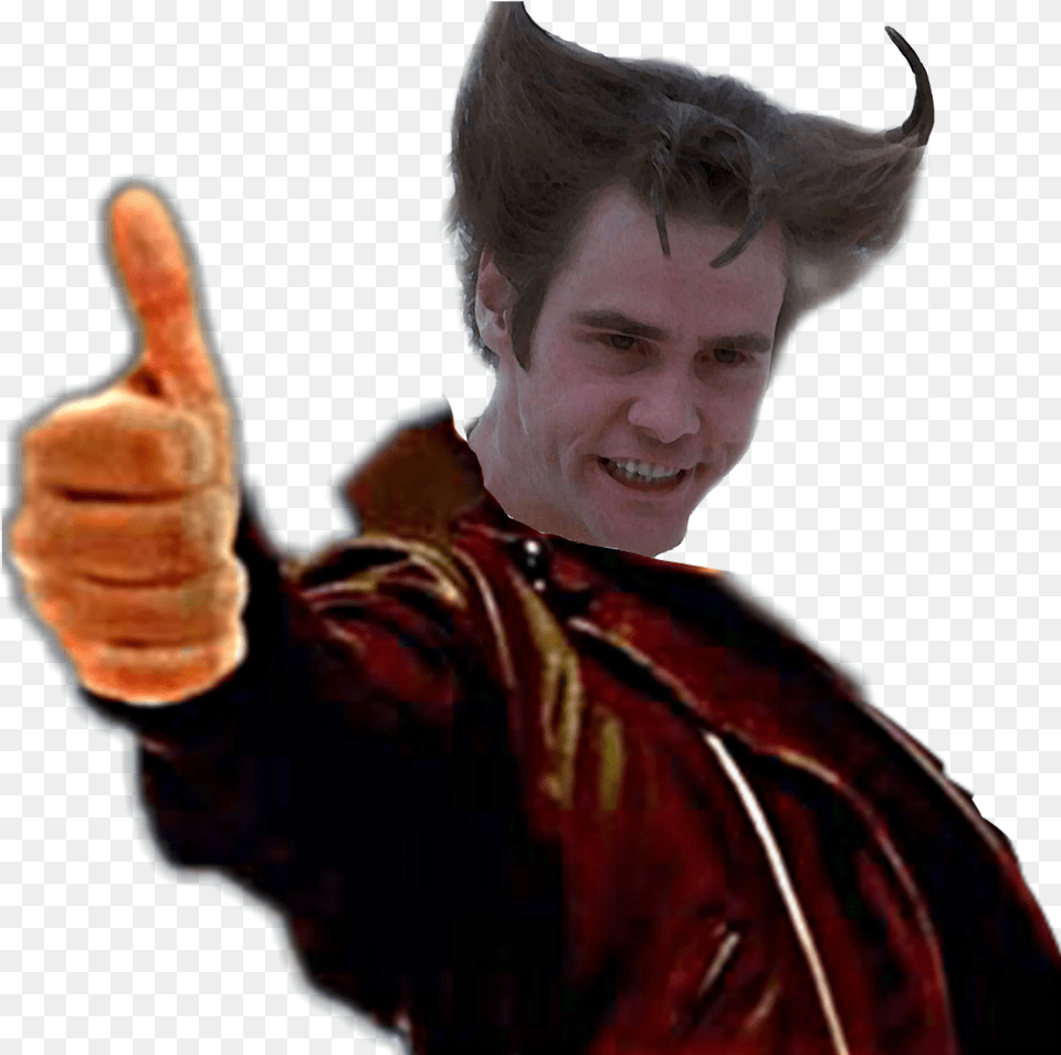 Jim Arnoldschwarzenegger Arnold Jimcarrey Schwarzenegger Fictional Character, Thumbs Up, Person, Jacket, Hand Free Transparent Png