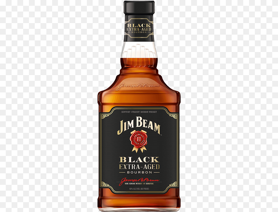 Jim Beam Black, Alcohol, Beverage, Liquor, Whisky Free Png Download