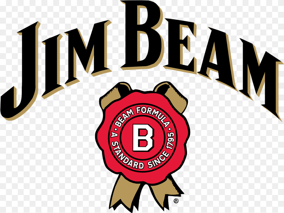 Jim Beam Logo Image Is Brand Of Bourbon Whiskey Jim Beam Logo, Text, Symbol, Person Free Png Download