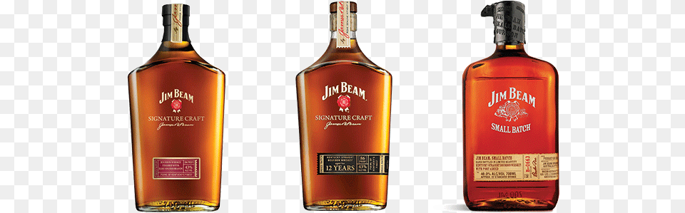 Jim Beam Port Series Jim Beam Signature Craft 12 Year Old Small Batch Bourbon, Alcohol, Beverage, Liquor, Whisky Free Transparent Png