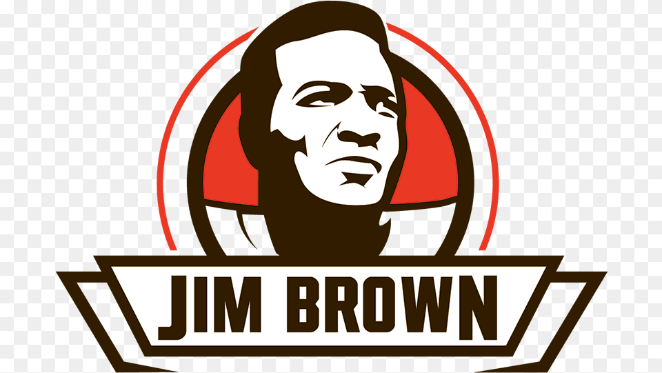 Jim Brown Cleveland Browns, Logo, Photography, Person, Face Png