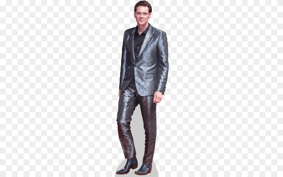 Jim Carrey Cardboard Cutout Film, Suit, Jacket, Formal Wear, Coat Free Transparent Png
