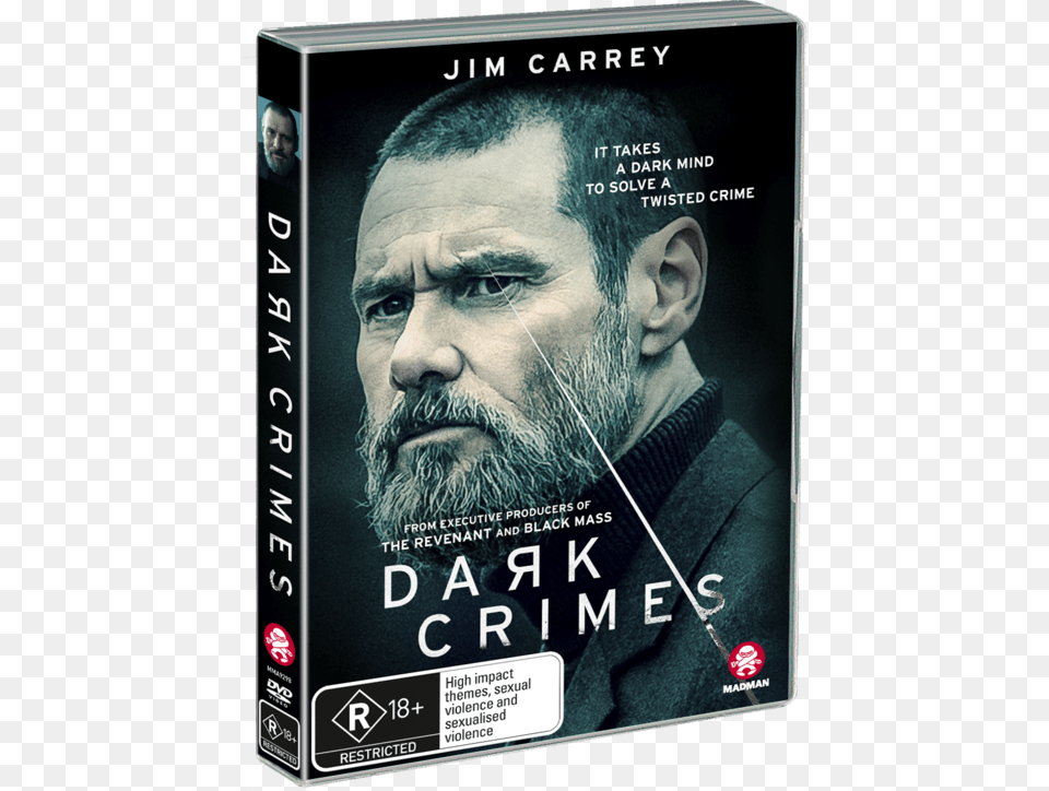 Jim Carrey Dark Crimes Movie Poster Dark Crimes, Head, Person, Beard, Face Free Png Download