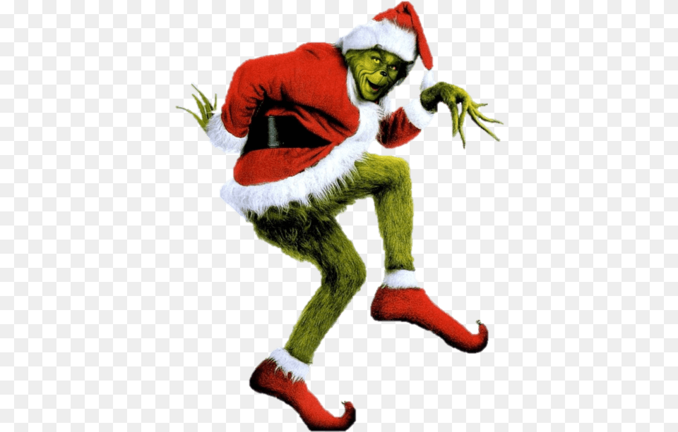 Jim Carrey Grinch Clipart Transparent Background Grinch, Elf, Person Png Image