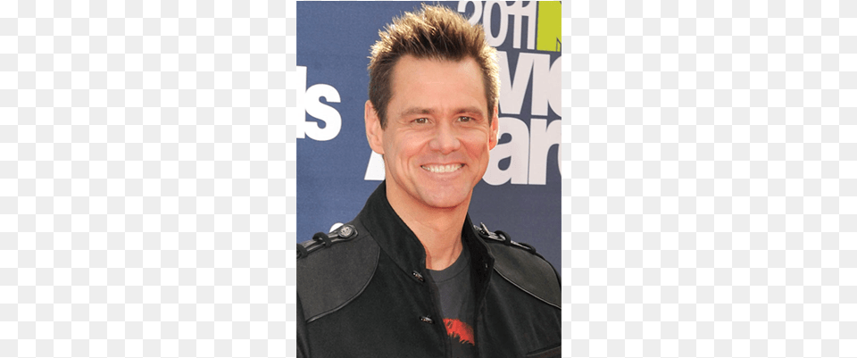 Jim Carrey Has No Interest In Getting Married Ever Mtv Movie Awards 2011, Adult, Male, Head, Person Free Transparent Png