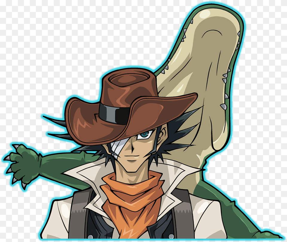 Jim Crocodile Cook Yu Gi Oh Gx Tag, Clothing, Hat, Person, Book Free Transparent Png