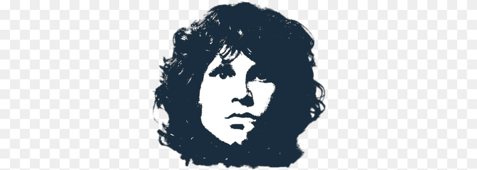 Jim Morrison Head Jim Morrison, Face, Person, Photography, Portrait Free Png Download