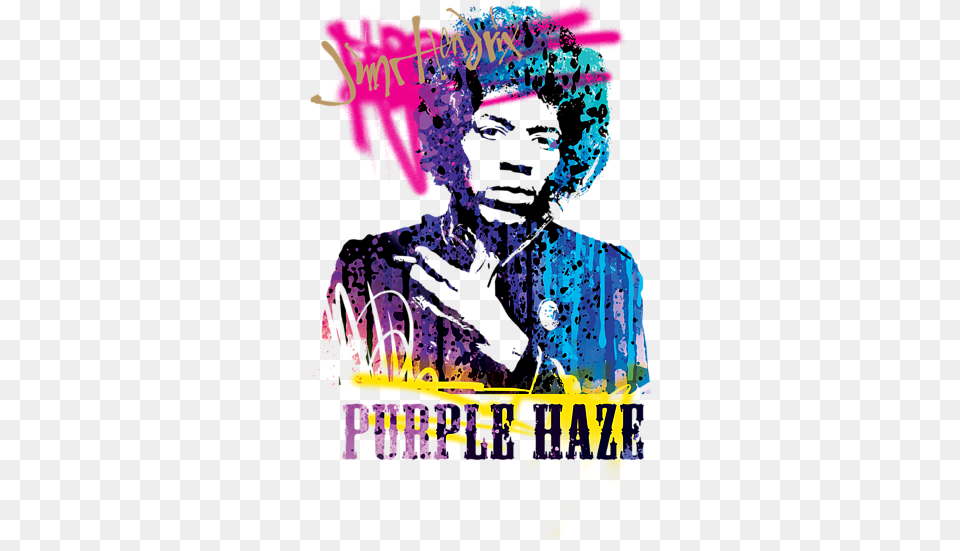 Jimi Hendrix, Art, Purple, Graphics, Painting Png
