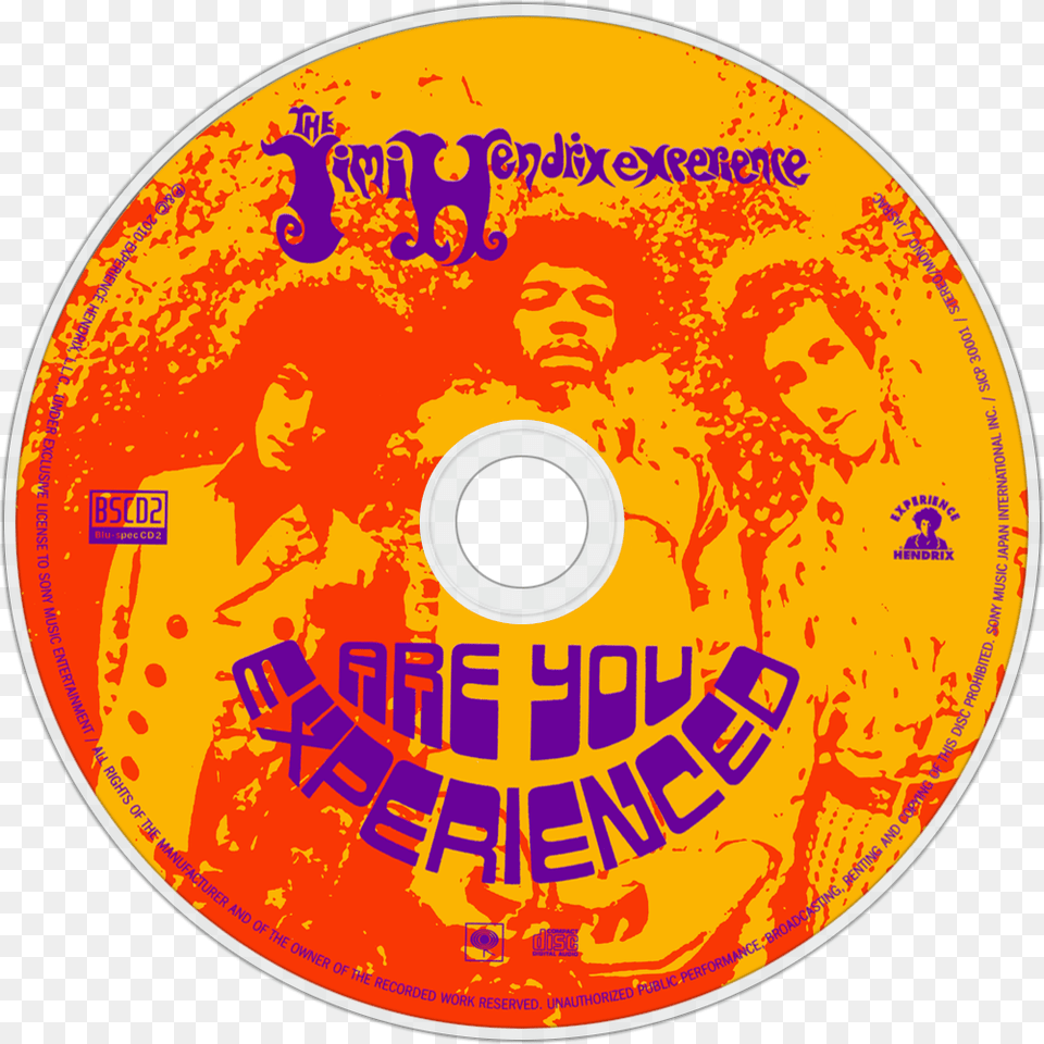 Jimi Hendrix Are You Experienced, Disk, Dvd, Adult, Person Png Image