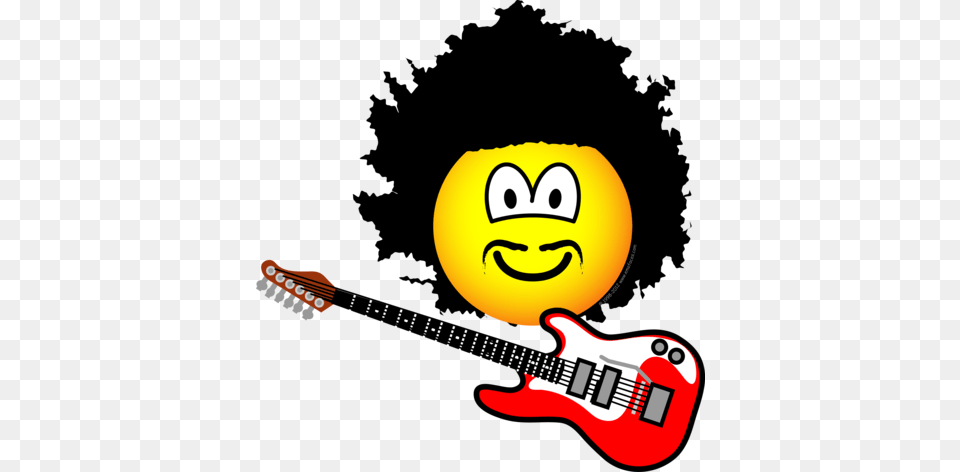Jimi Hendrix Emoticon Emoticons Emoticon Smiley, Guitar, Musical Instrument Free Png
