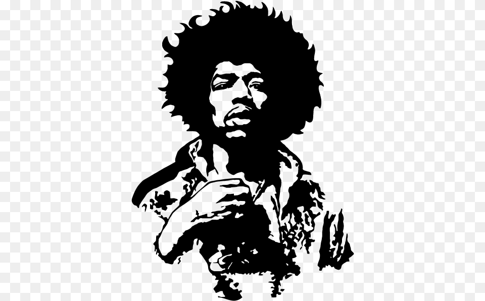 Jimi Hendrix Jimi Hendrix Poster, Gray Png