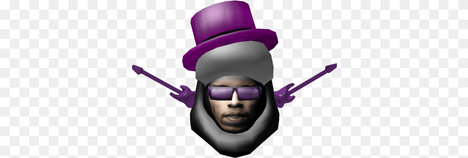 Jimi Hendrix Lord Of Guitar Solos Roblox Illustration, Clothing, Hat, Purple, Accessories Png