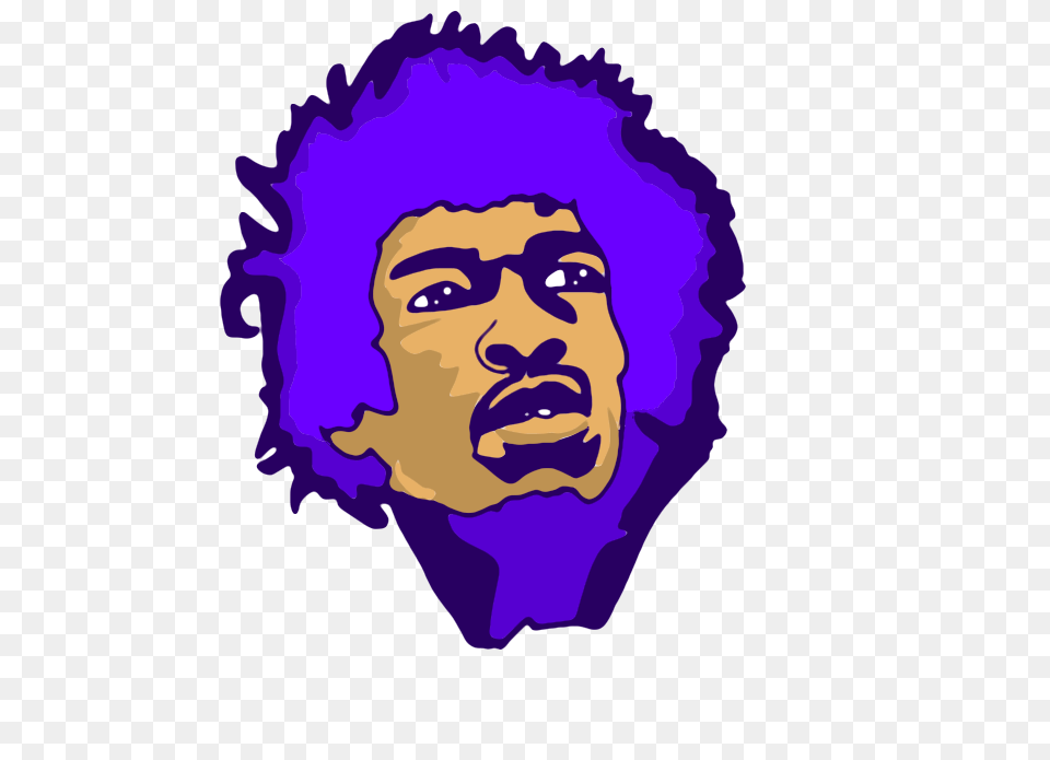Jimi Hendrix Portrait, Face, Head, Person, Photography Free Png