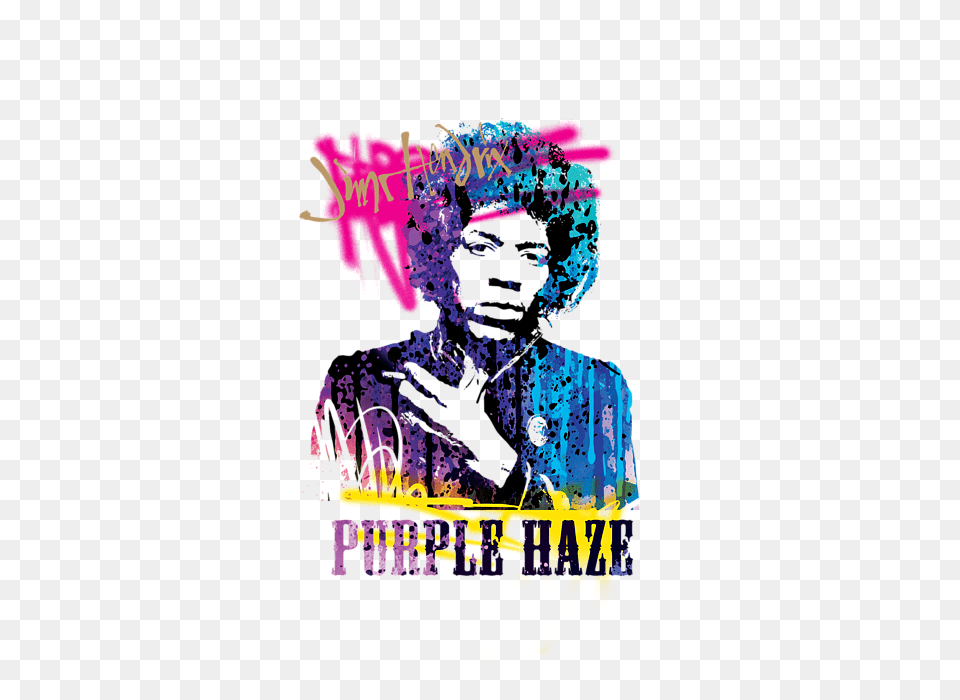 Jimi Purple Haze T Shirt For Sale, Art, Graphics, Modern Art, Collage Png Image