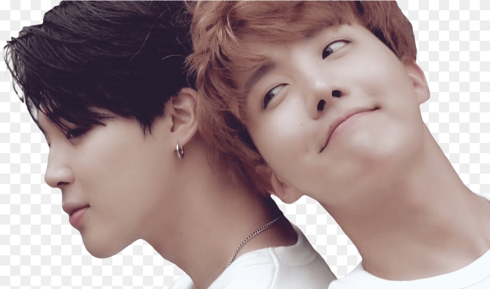 Jimin And Jhope Download Hd Jhope And Jimin, Accessories, Person, Earring, Face Png Image