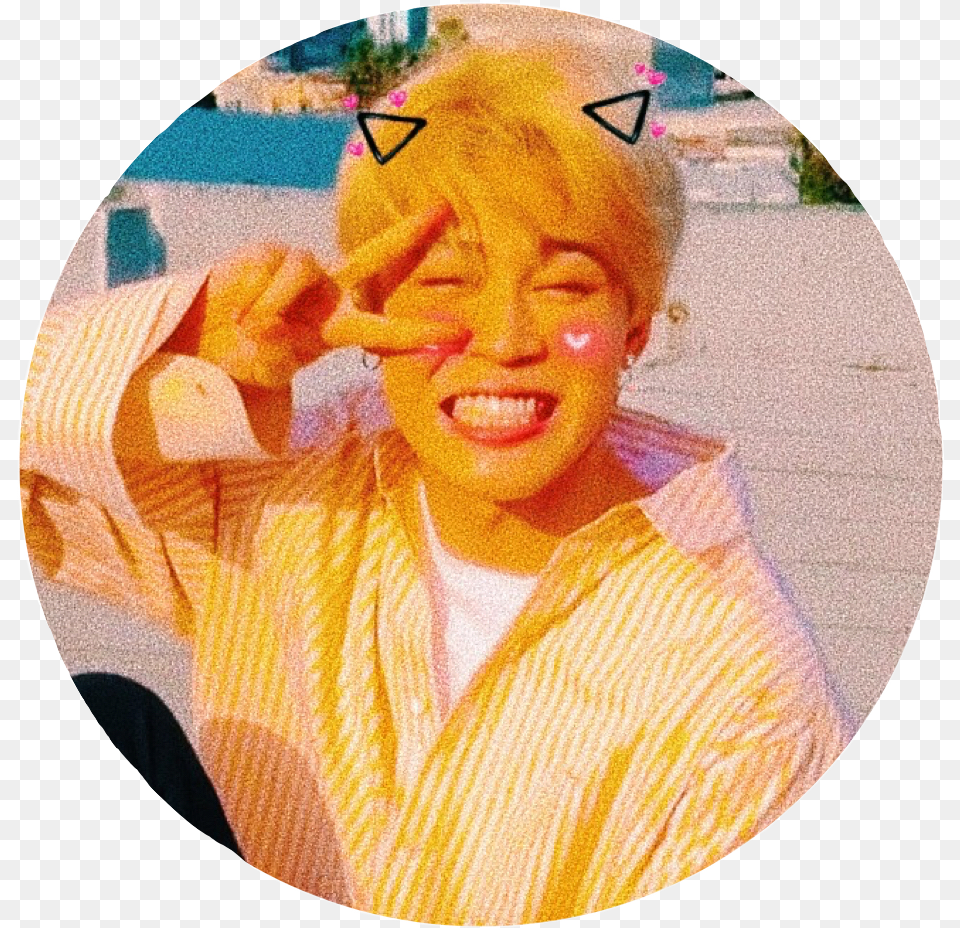 Jimin Bts Parkjimin Edit Icon Sticker By So Jii Happy, Face, Head, Person, Photography Free Transparent Png