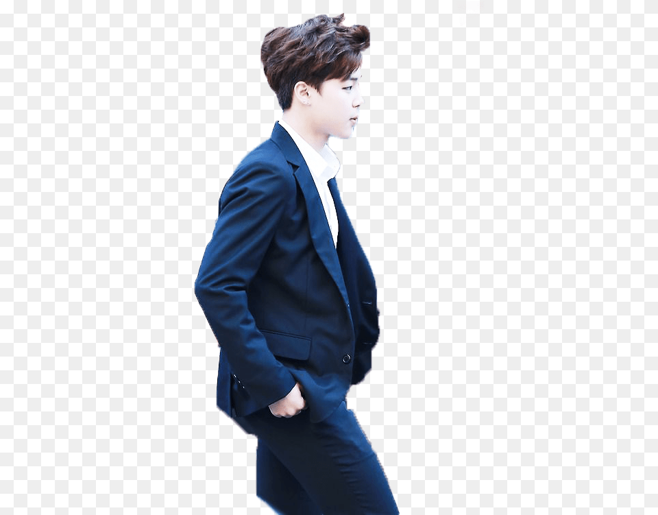 Jimin Bts Wearing Suit Jimin Wearing A Suit, Jacket, Blazer, Clothing, Coat Free Png