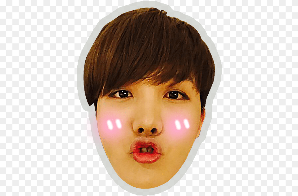 Jimin Cute Face, Baby, Head, Person, Photography Png