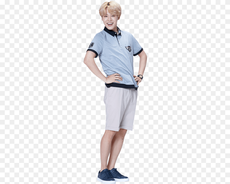 Jimin Full Body, Clothing, Shorts, Person, Blouse Free Png