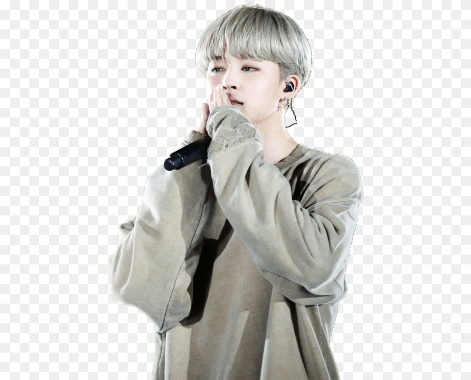 Jimin Grey Hair Download, Person, Photography, Head, Portrait Free Png