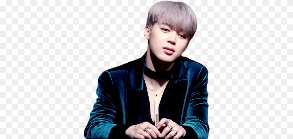 Jimin In Suit Blood Sweat And Tears, Hand, Jacket, Finger, Face Free Png