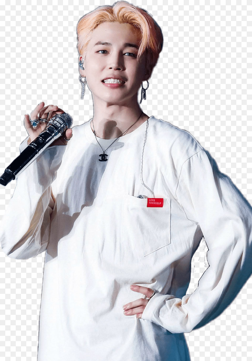 Jimin Jiminpinkhair Jiminbts Btsjimin Bts Bts, Solo Performance, Person, Performer, Microphone Free Png Download