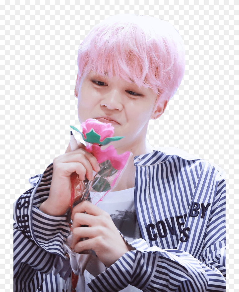 Jimin Pink Hair Jimin Cute Pink Hair, Person, Face, Head, Photography Png Image