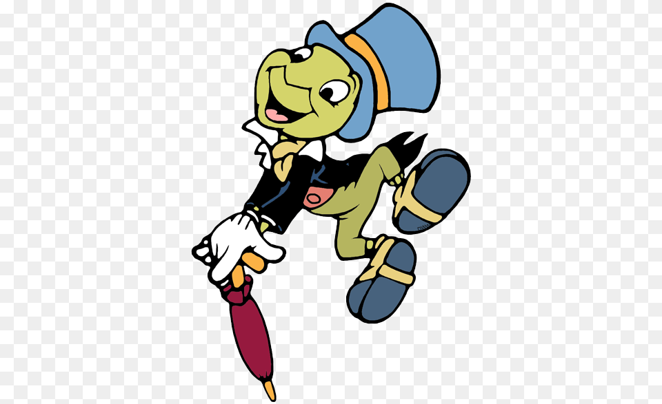 Jiminy Cricket Clip Art Disney Clip Art Galore, Cartoon, Baby, Person Png Image