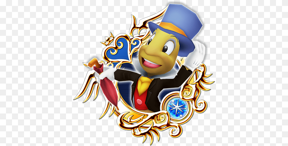 Jiminy Cricket Kingdom Hearts Namine Medal, Performer, Person Free Png Download