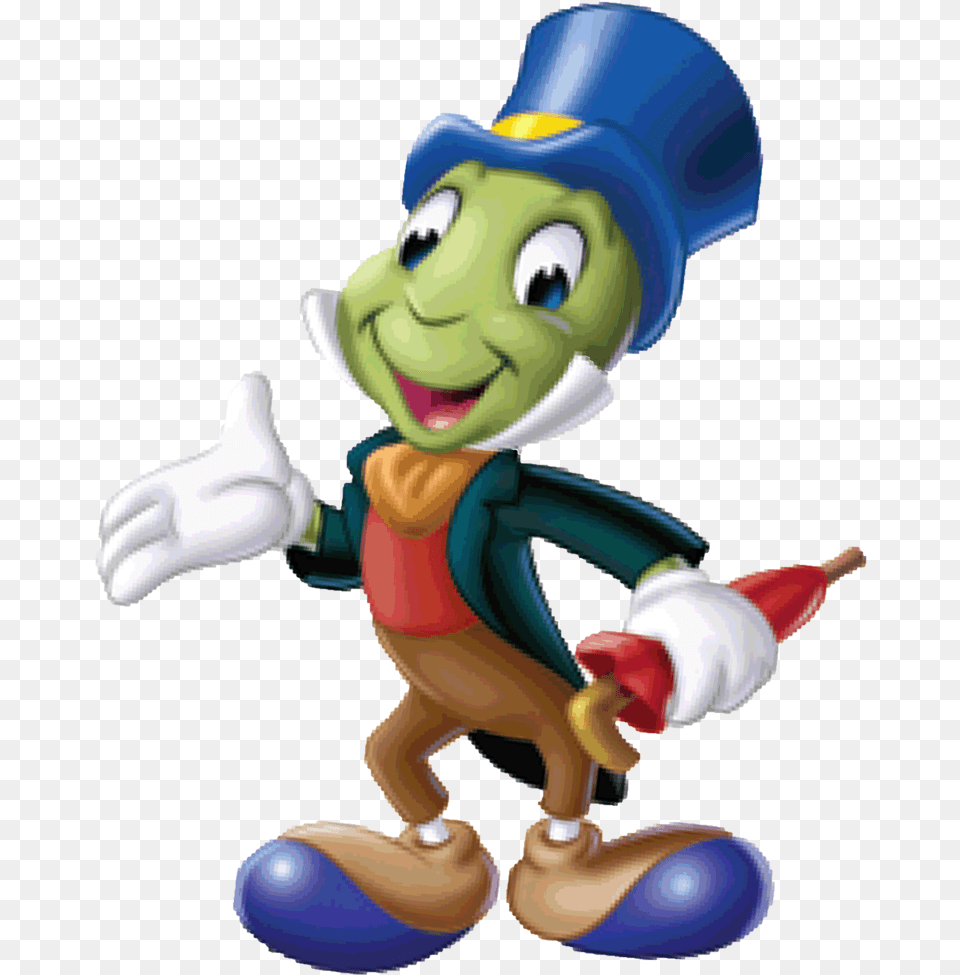 Jiminy Cricket Transparent Image Jiminy Cricket, Figurine, Baby, Person, Face Free Png