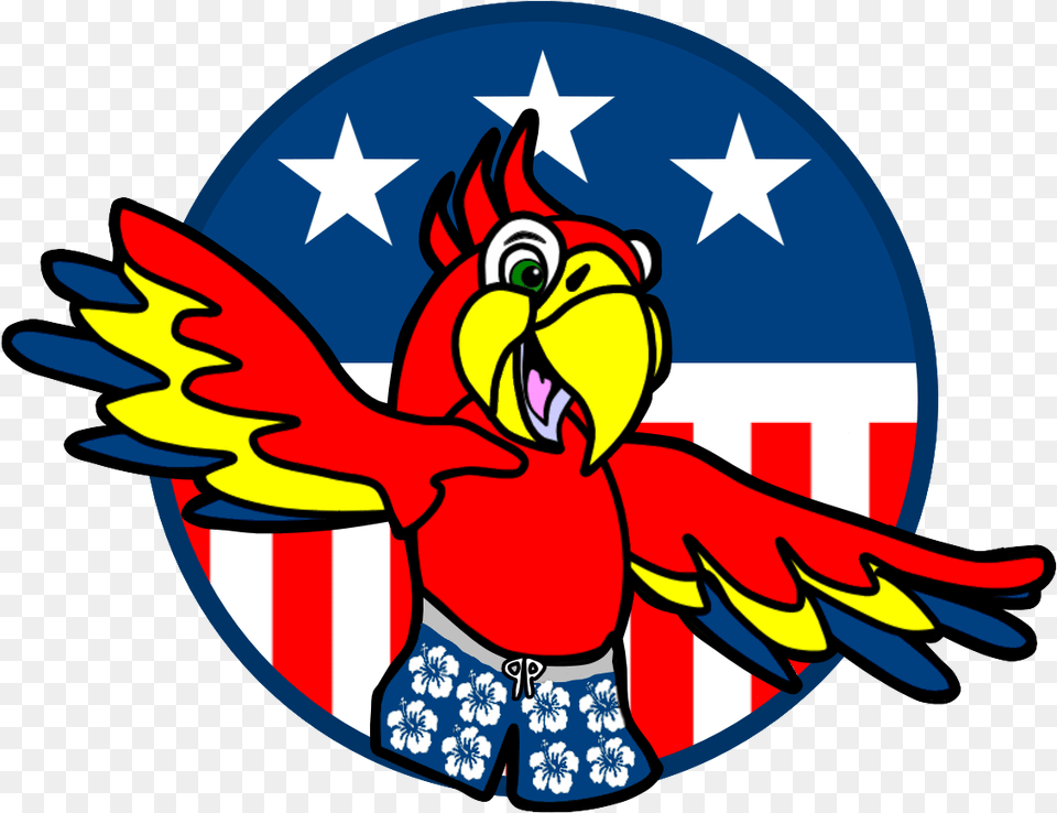 Jimmy Buffett Parrotheads Phin Party Colors, Dynamite, Weapon, Animal, Bird Png Image