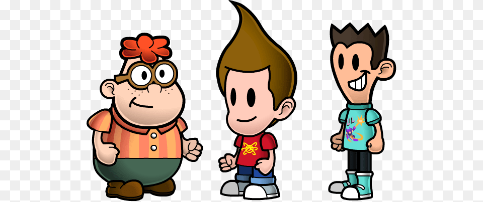 Jimmy Carl And Sheen, Cartoon, Baby, Person, Face Free Transparent Png