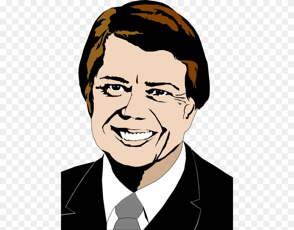 Jimmy Carter President Of The United States Coloring Book, Man, Adult, Face, Head Free Transparent Png