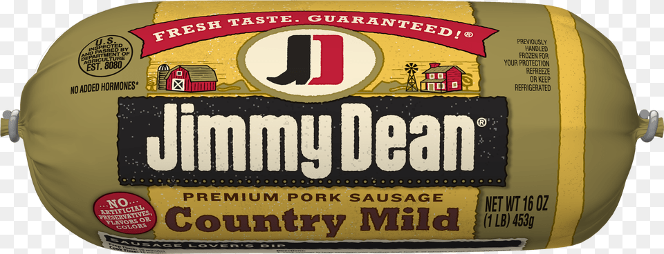 Jimmy Dean Premium Pork Country Mild Sausage Roll Jimmy Dean Sausage, Birthday Cake, Cake, Cream, Dessert Png Image