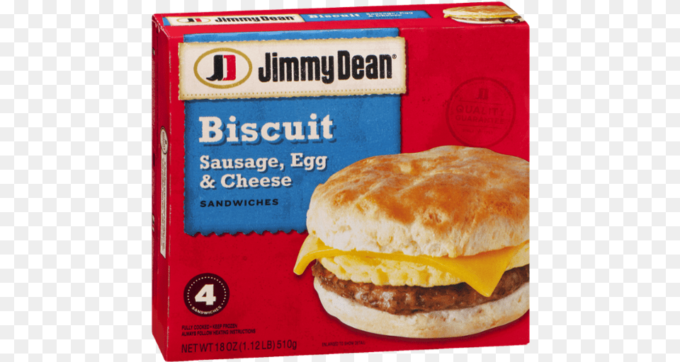 Jimmy Dean Sausage Egg And Cheese Croissant, Burger, Food, Bread Free Png Download