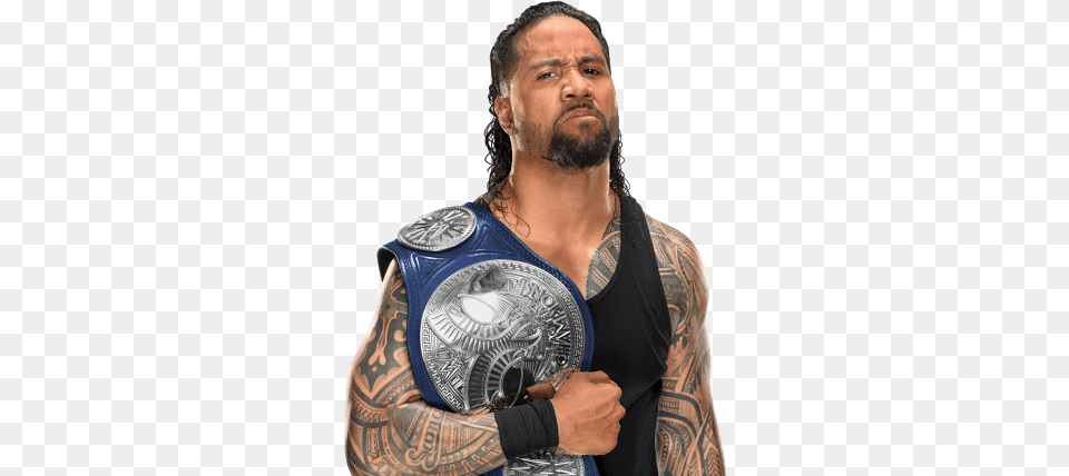 Jimmy E Jey Uso Tag Team Championship Jey Uso Jimmy Uso, Person, Skin, Tattoo, Adult Free Png Download