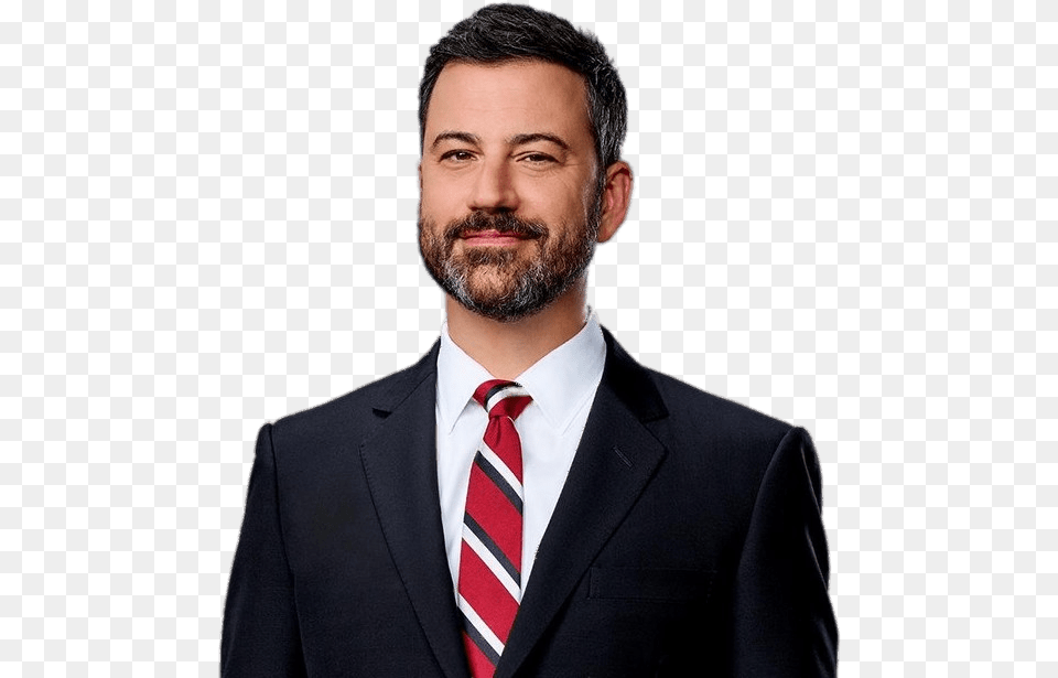 Jimmy Kimmel Beard, Accessories, Suit, Person, Necktie Free Png