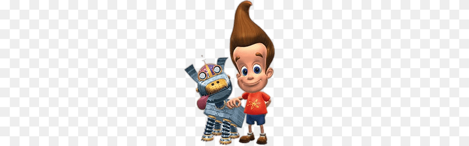 Jimmy Neutron And Robotic Dog, Doll, Toy, Baby, Person Png Image