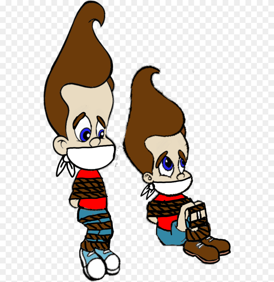 Jimmy Neutron Gagged, Baby, Person, Cartoon, Book Png