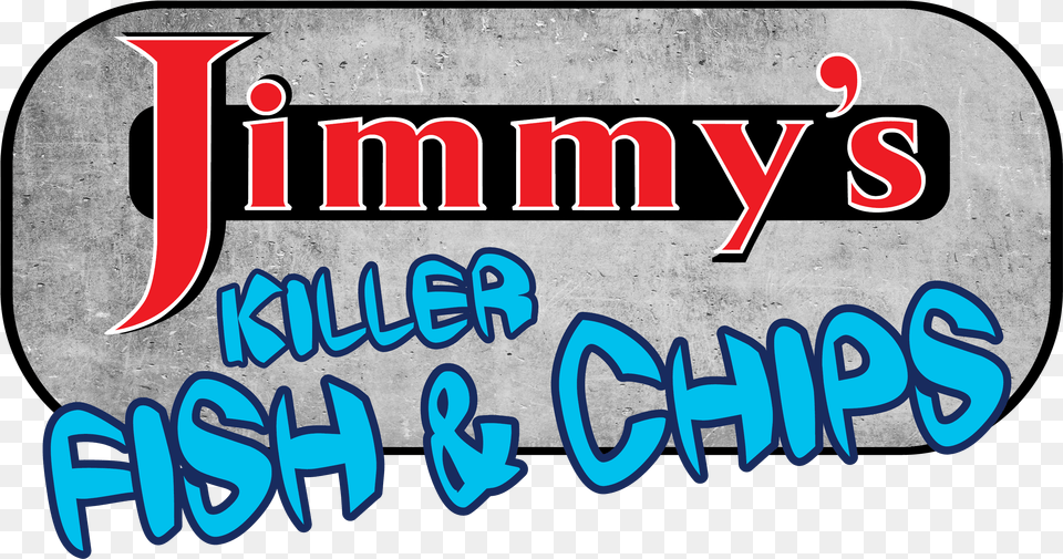 Jimmy S Killer Fish And Chips Graphic Design, Sticker, Text, Art Png Image