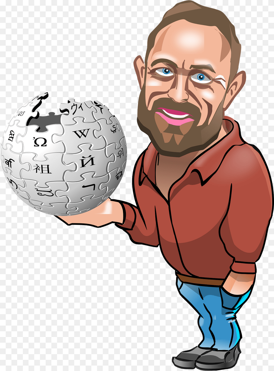 Jimmy Wales Clipart, Sphere, Person, Photography, Face Png Image