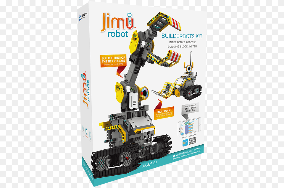 Jimu Robot Builder Bots Kit, Bulldozer, Machine Free Png Download